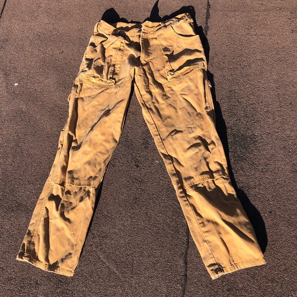 Dickie’s distressed khakis tan/brown industrial + functional - Picture 2 of 4